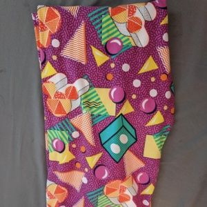 Purple Disney Lularoe leggings Tall and Curvy